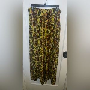 Alexis Wild Print Silk Flowy Pant